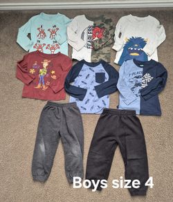 Boys Size 4 Winter Clothes Lot