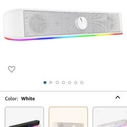 white speaker