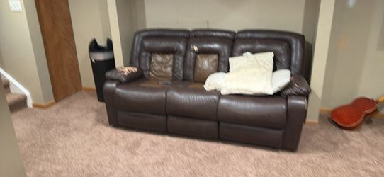 Very good sofas second one has massagers both hqve recliner