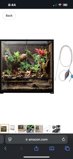 Massive Tarring Reptile Tank, Paludarium. 36x18x36