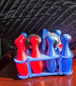 Kids  play bowling set