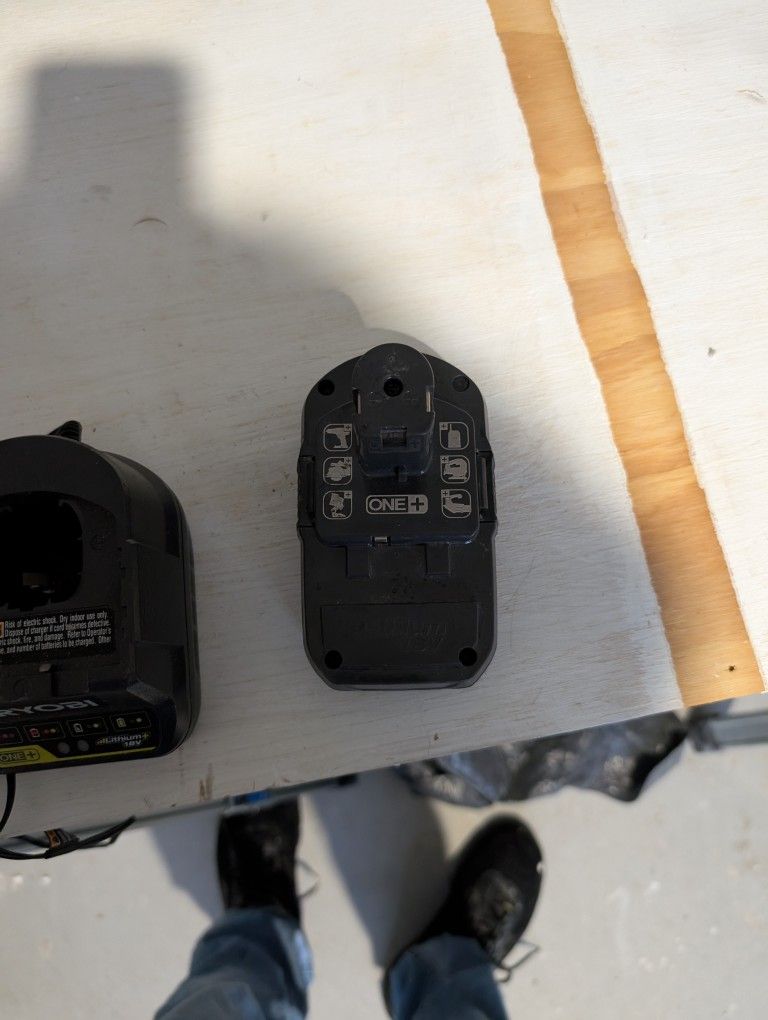 Ryobi 18v Battery And Charger