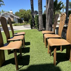 6 Chairs Leather