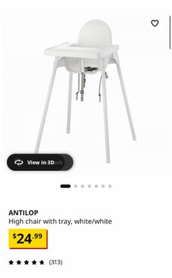 ANTILOP IKEA HIGH CHAIR (with cushion cover) &   Philips Avent Premium Electric Steam Sterilizer With Dryer