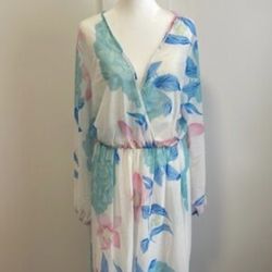 Chevron Lightweight Maxi Dress