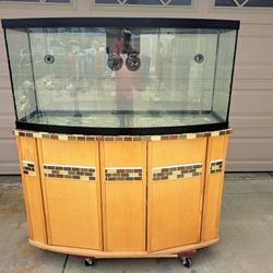 75 Gallon Fish Tank & Stand & Pumps