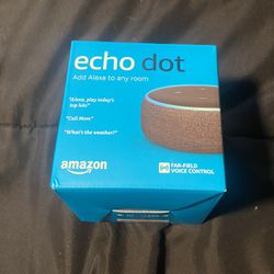 Echo Dot Never Used (pre Yard Sale)
