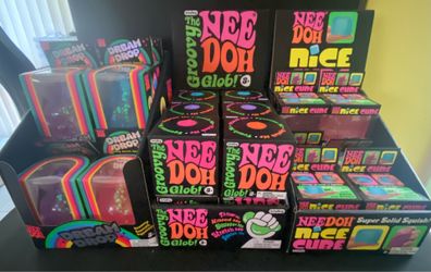 Needoh Dream Drop Nice Cube Groovy Glob Squishy