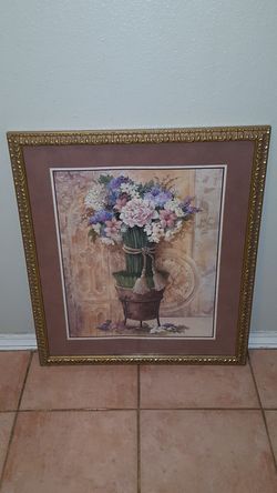 Home Interiors Floral Wall Picture Painting