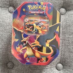Pokemon TCG Mega Charizard Y EX Tin – Factory Sealed Collectible