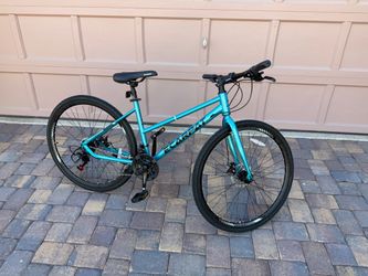 Ecarpat Hybrid Bike Teal Blue