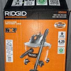 Ridgid 9 Gallon Wet/Dry shop vac