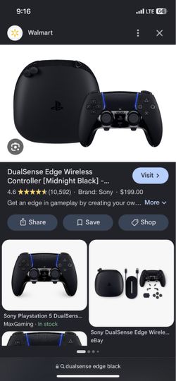 Dualsense Edge Black