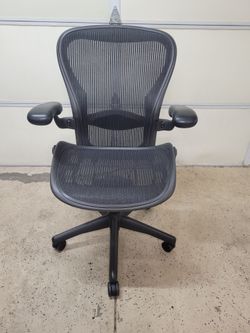 Rare Herman Miller Aeron Size C Computer Desk Ergonomic Task Office Chair