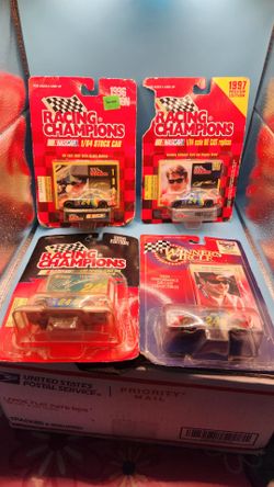 Vintage Lot X4 Jeff  Gordon 1:64 Nascar Diecast Cars 1996/1997 Racing Champions