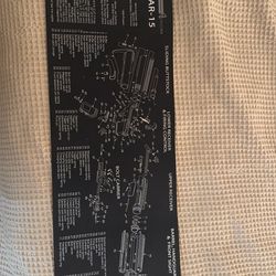 Gun Mat AR 15 Break Down