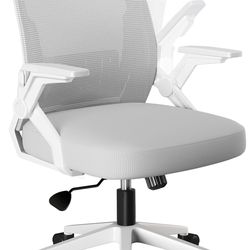 COMHOMA  Adjustable Office Chair with Flip-Up Armrests 