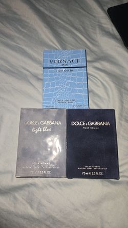 Versace & Dolce Gabbana Men's Cologne Bundle