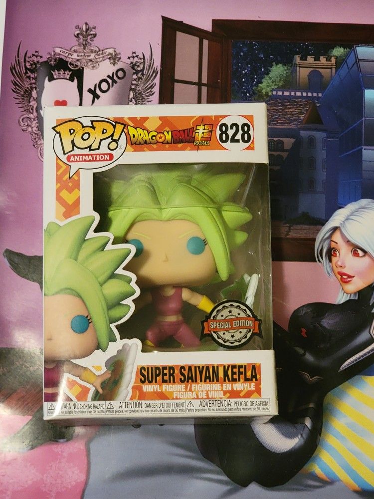 Funko Pop! Super Saiyan Kefla #828 (Damaged box read description) 🌋🐊🌋