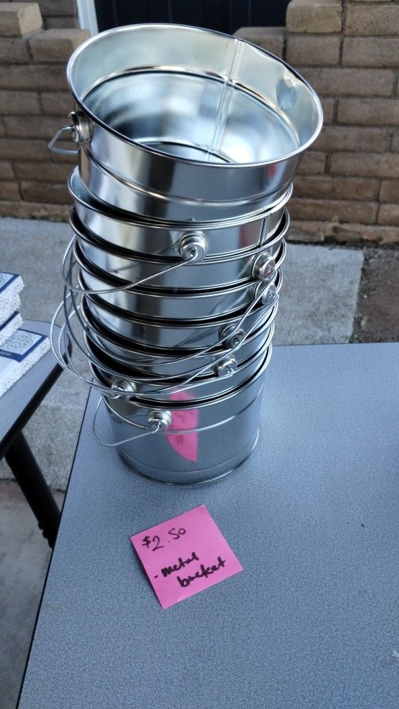 New Metal Buckets