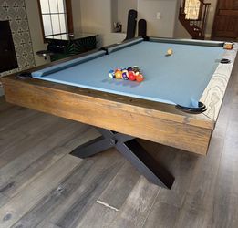 Pool Table 8ft ( Free Delivery & Set Up & New Color Felt Of Your Choice ) 