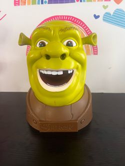 SHREK TALKING HEAD !!  From the game BRAIN BUSTER! (2000’s)