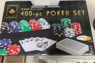 400 piece Poker Set chips