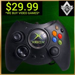 Microsoft Original Xbox Duke Controller OEM Black Wired X08-17160 2001
