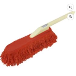 California Car Duster with Plastic Handle and Wax Treated Cotton Mop Removes Auto Dust Scratch Free (Colors May Vary)