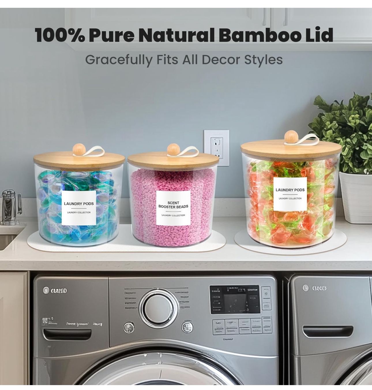 Laundry Jars Pods
