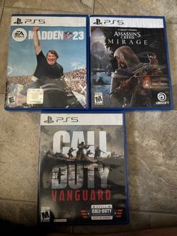 PS5 Games Call Of Duty Vanguard, Assassin’s Creed Mirage, Madden 23