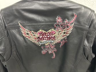 Harley Davidson leather jacket women’s large