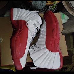 Cherry Red Jordan 12s