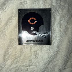 vintage-style Chicago Bears NFL football helmet sticker or decal