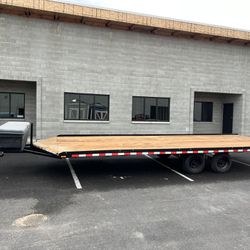 Deck Over Flatbed Car hauler 