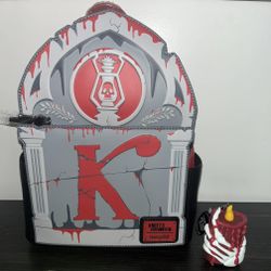 KNOTTS Scary Farm 50th Anniversary Loungefly Mini Backpack (NWT) + FREE GIFT