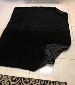 Outdoor travel blanket with canteen