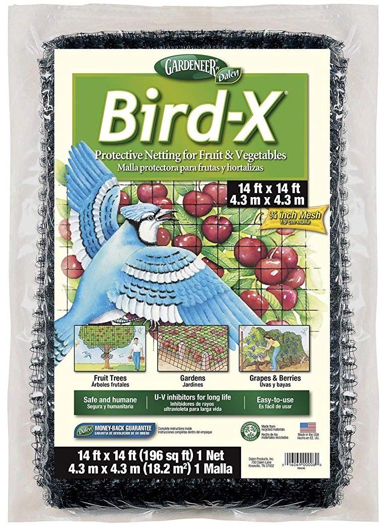 Dalen BN2 Gardeneer Bird-X Protective Netting 14' x 14' (1 Pack)