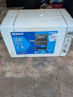 New kobalt tool cart