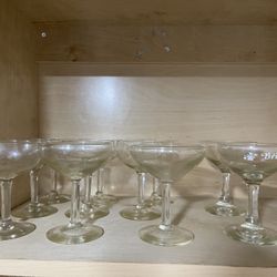 12-piece Set Antique Wedding Champagne Glasses