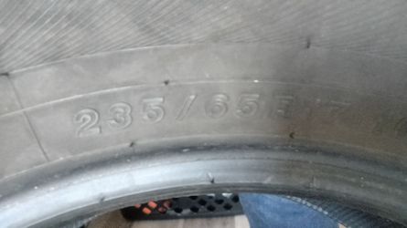 Yokohama refurbished tire black