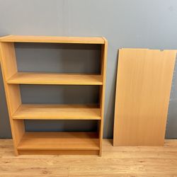 Veneer 3-Shelf Book Shelf