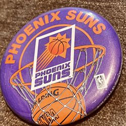 Official Phoenix Suns Highly Collectible Back Pin Button 