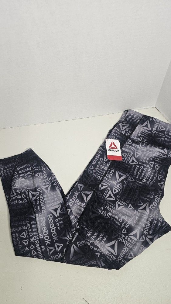 Reebok Print Everyday Pocket Active Leggings Womens Med