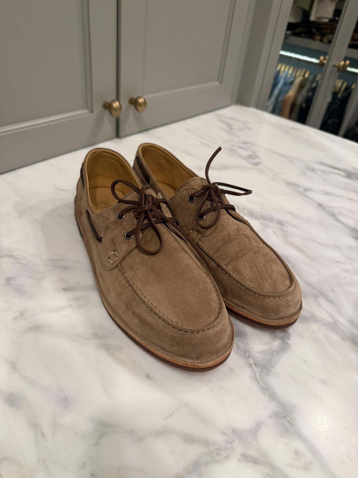 Brunello Cucinelli Suede Boat Shoes 11US / 44EU