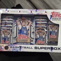 Topps 2025-26 Basketball Superbox..new!! Unopened