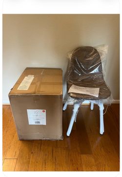 New Set of 2 Copley Upholstered Chairs Brown Linen -Project 62