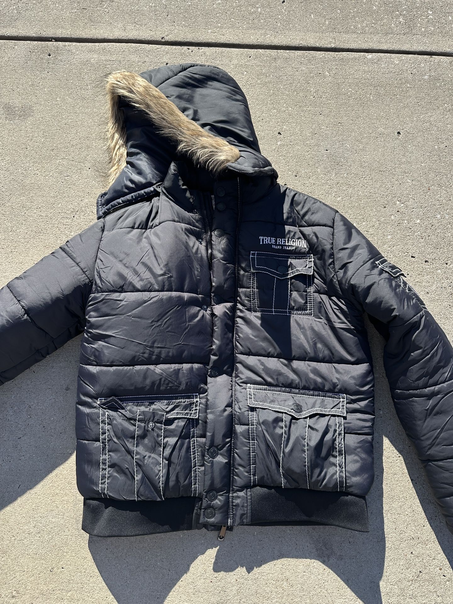 True Religion Puffer/parka Size L