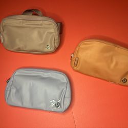 3 Lululemon Belt Bags 
