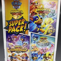 Brand New Nickelodeon PAW Patrol: Mighty Pups Super Pack! (3-DVD Gift Set)